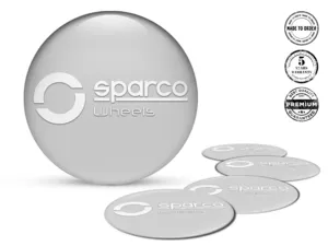 Sparco Marque Emblèmes Roues Style Autocollants Silicone